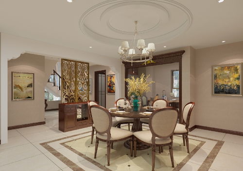 欧式奢华气韵，筑就理想之家 203平豪华别墅装修实景全解析